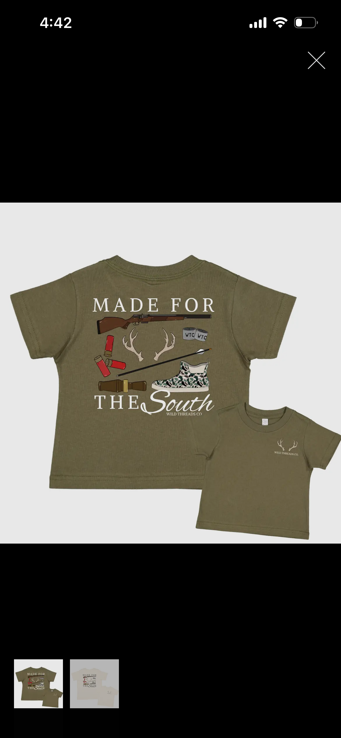 Wild Threads Kids Tee